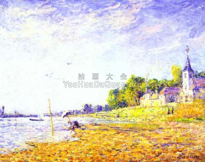 Bank at Poissy - 弗朗西斯·皮卡比亚